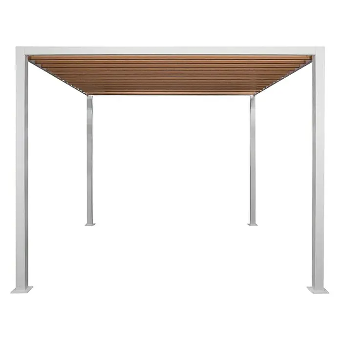 Sensum Paviljon Pergola - D x Š: 300 x 400 cm, Smeđe boje - Dijagonalni pogled