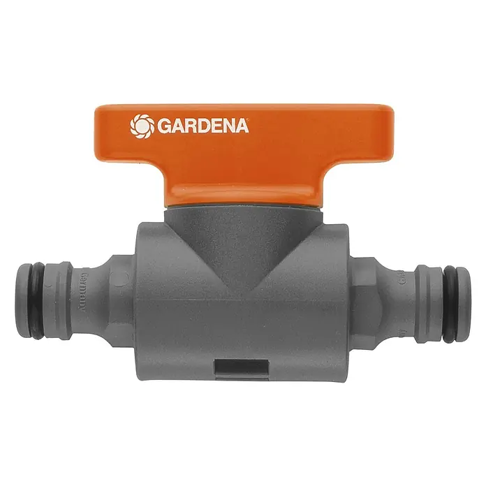 Gardena Schlauchkupplung - ½″, Mit Regulierventil - Vorderansicht