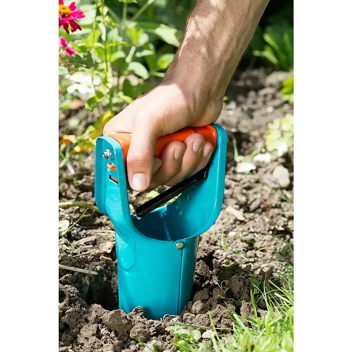 Gardena Kézi virághagyma ültető - Hosszúság: 250 mm, Acél - Használati példa