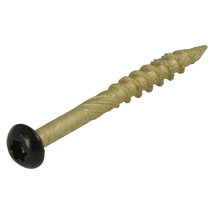 Dynaplus Gevelschroef Outdoor zwarte kop - 4 x 40 mm, TX 15, 200 stk. - Diagonaal zicht