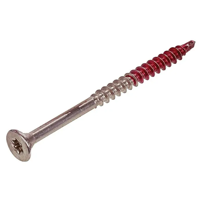 Rotadrill Hardhoutschroef RVS-410 TX 5 x 50 - Ø x l: 5 x 50 mm, 30 stk. - Diagonaal zicht