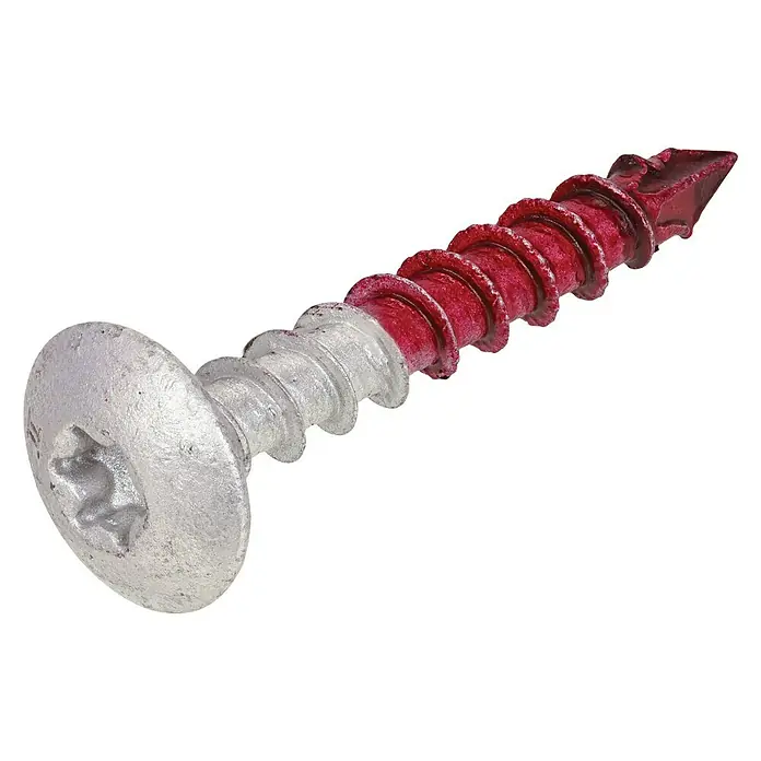 Rotadrill Tuinbeslagschroef AR-Coating TX - Ø x l: 6 x 40 mm, 40 stk., Zilver - Diagonaal zicht
