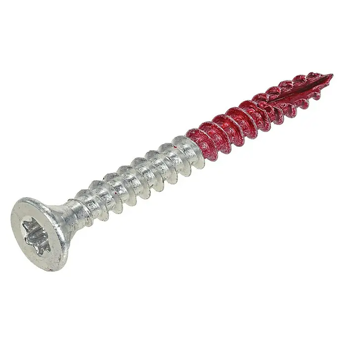 Rotadrill Universele schroef Platkop TX 80 stk. - Ø x l: 3,5 x 35 mm, Voldraad, 80 stk., Zilver - Diagonaal zicht