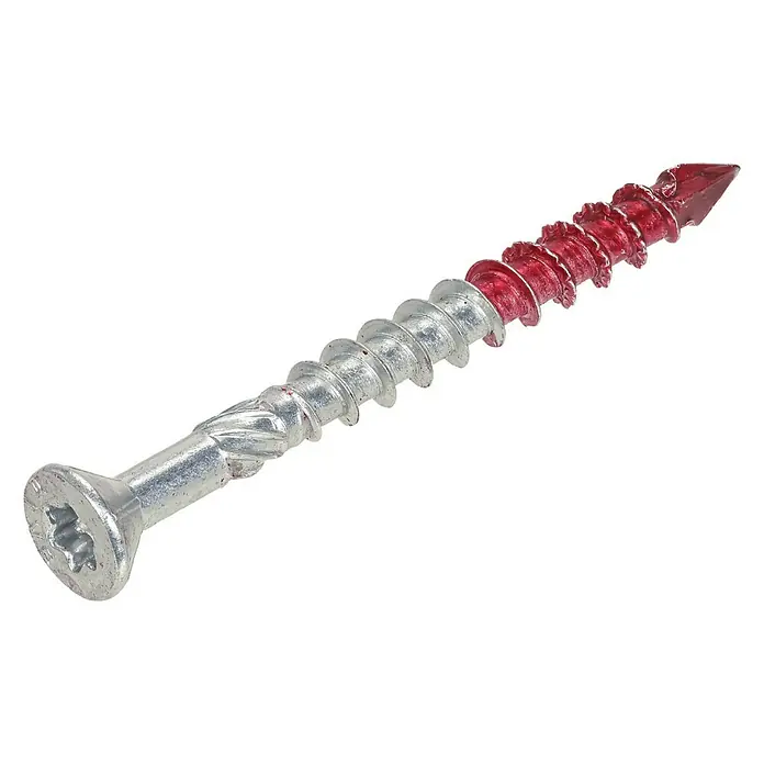 Rotadrill MDF-schroef TX 4 x 40 - Ø x l: 4 x 40 mm, 50 stk., Deeldraad - Diagonaal zicht