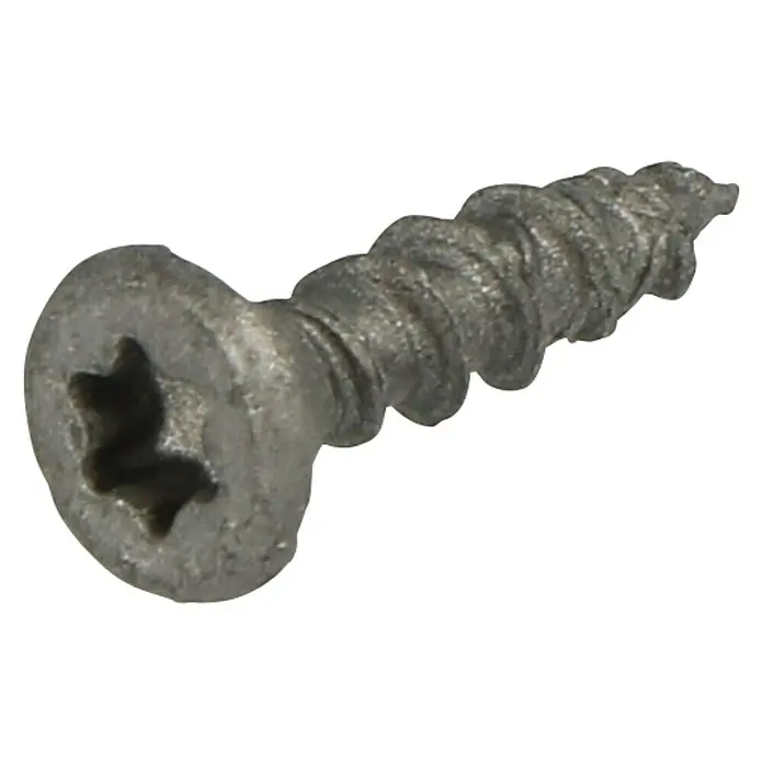 Dynaplus Universele schroef Outdoor Platkop - Ø x l: 3,5 x 16 mm, Voldraad, 200 stk., Grijs - Diagonaal zicht