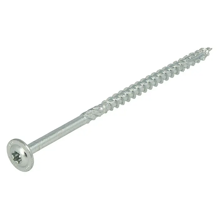 Dynaplus Houtschroef Indoor - Ø x l: 6 x 120 mm, 50 stk., Ronde kop, TX voor TORX-aandrijving - Diagonaal zicht