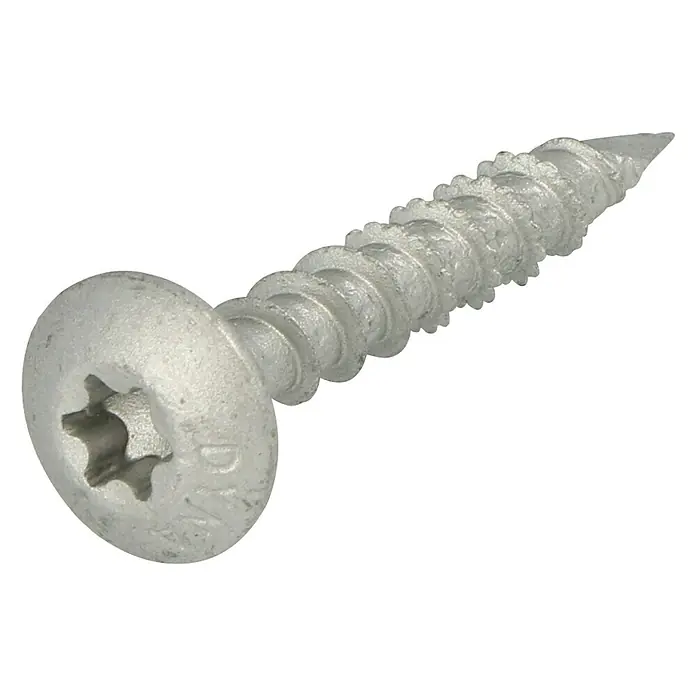Dynaplus Tuinbeslagschroef - Ø x l: 6 x 40 mm, 50 stk. - Diagonaal zicht