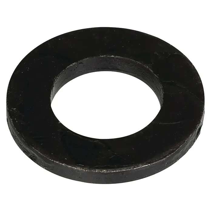 Blackline Vlakke sluitring HCP Zwart - Staal, Zwart, 6 mm - Diagonaal zicht