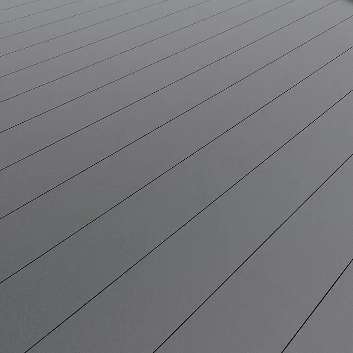 WPC-Terrassendiele - Grau, 300 x 19 x 1,6 cm - Stimmungsaufnahme