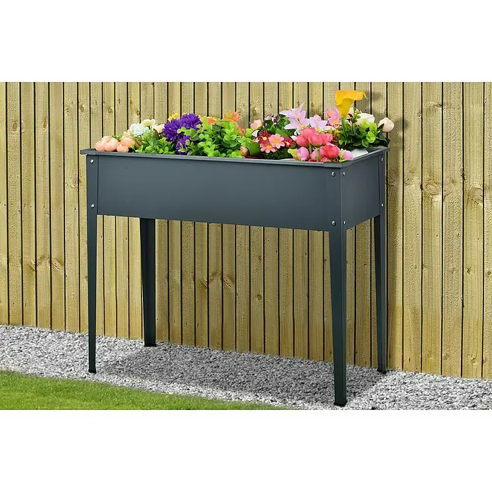 Gardol Hochbeet Stelzen - L x B x H: 100 x 40 x 80 cm, Stahl, Anthrazit - Stimmungsaufnahme
