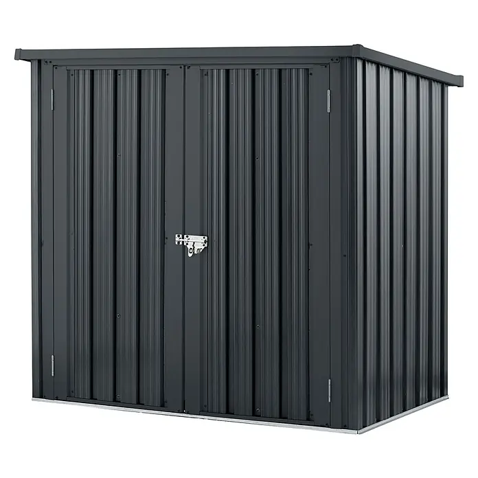 Metallschrank - B x T x H: 147 x 86 x 134 cm, Doppeltür - Diagonale Ansicht