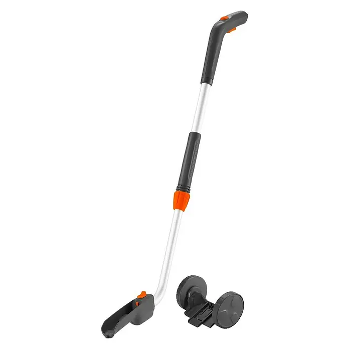 Gardena Teleskop-Komplettroller - Passend für: Gardena Akku-Gras-& Strauchschere - Diagonale Ansicht