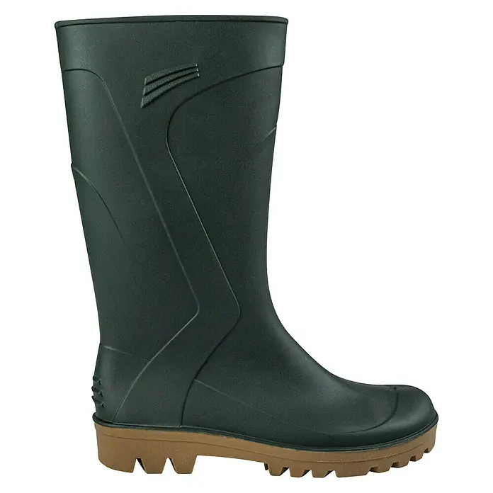 Gummistiefel - Schuhgröße: 46, Hoch, Grün - Vorderansicht