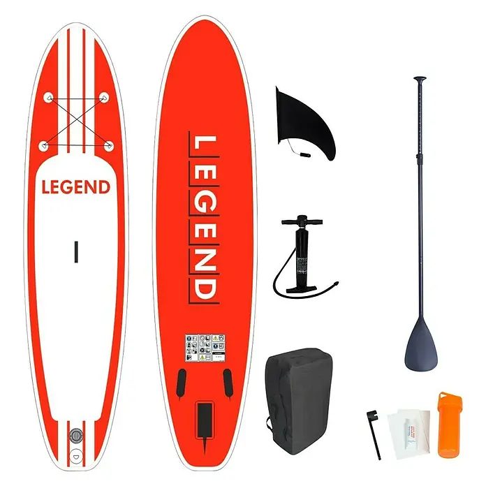 SUP-daska Legend - D x Š x V: 320 x 81 x 15 cm, Nosiva sila: 140 kg, Napuhljivo - Pogled sprijeda