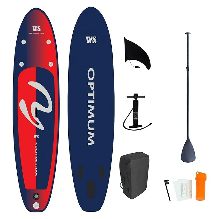SUP-daska Optimum - D x Š x V: 320 x 81 x 15 cm, Nosiva sila: 140 kg, Napuhljivo - Pogled sprijeda