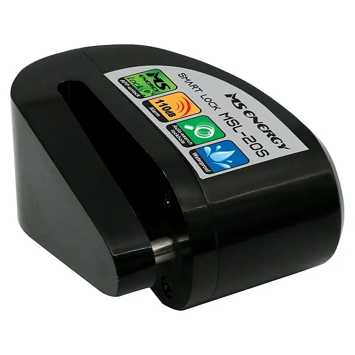 Brava "Smart Lock" MS Energy MSL-20S - Crne boje - Dijagonalni pogled