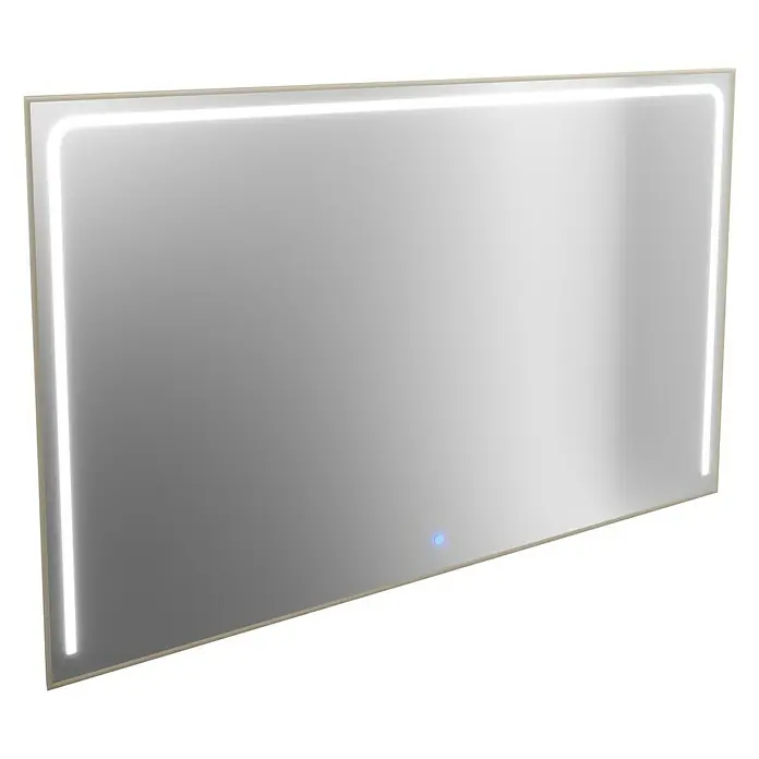 Camargue Marea LED-Lichtspiegel - 120 x 80 cm, Sensorschalter - Diagonale Ansicht