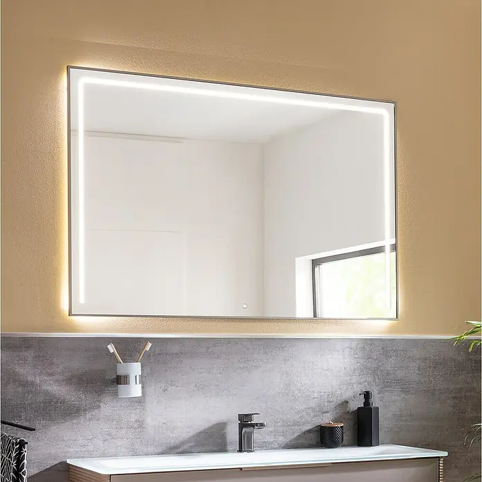 Camargue Marea LED-Lichtspiegel - 120 x 80 cm, Sensorschalter - Stimmungsaufnahme