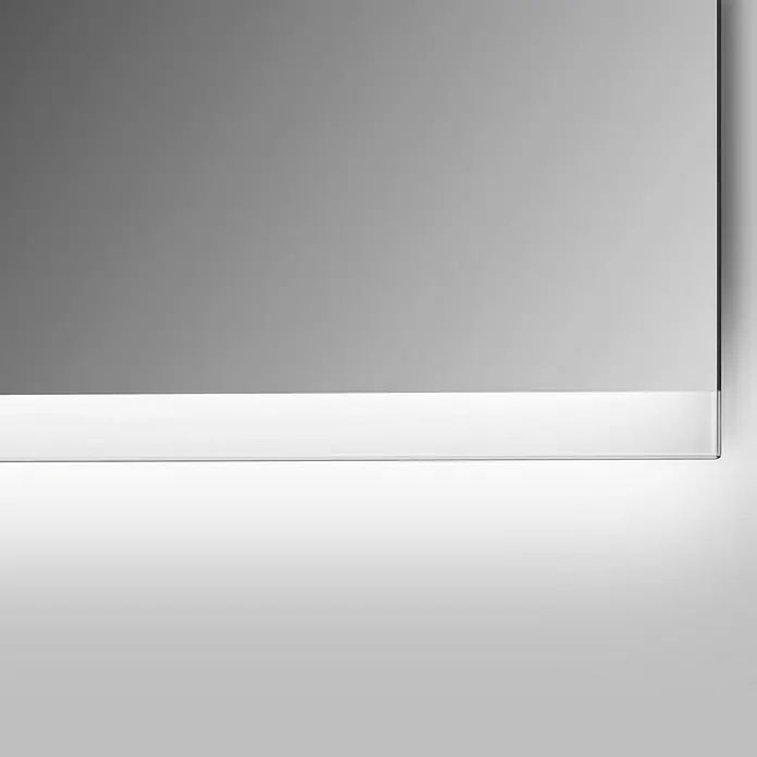 DSK LED-Lichtspiegel Chrystal Grenier - 50 x 70 cm, Kippschalter - Detailaufnahme