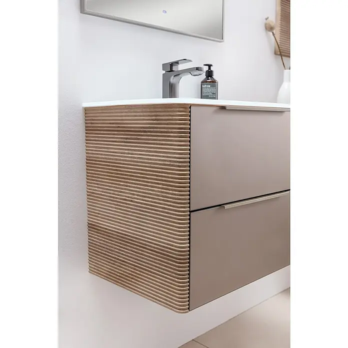 Camargue Marea Waschtischunterschrank - 57,2 x 34,5 x 48 cm, Goldbronze - Stimmungsaufnahme