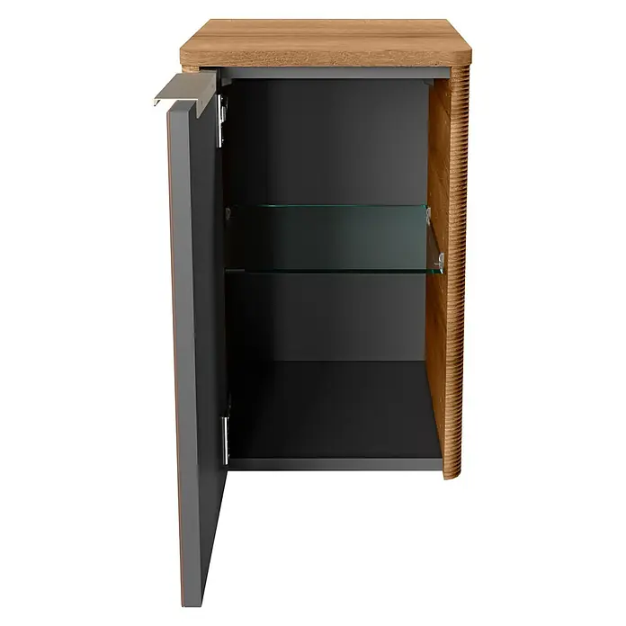 Camargue Marea Unterschrank - 31 x 34,5 x 49,4 cm, Goldbronze, Links - Diagonale Ansicht