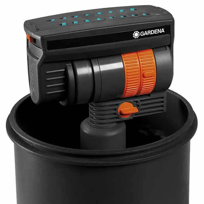 Gardena Versenk-Viereckregner OS 140 - Max. Regnerfläche: 140 m² - Detailaufnahme
