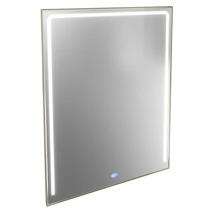 Camargue Marea LED-Lichtspiegel - 60 x 80 cm, Sensorschalter - Diagonale Ansicht