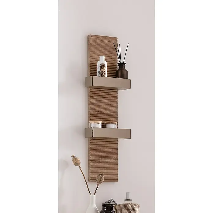 Camargue Marea Wandpaneel - Goldbronze, 18 x 10,2 x 80 cm - Stimmungsaufnahme
