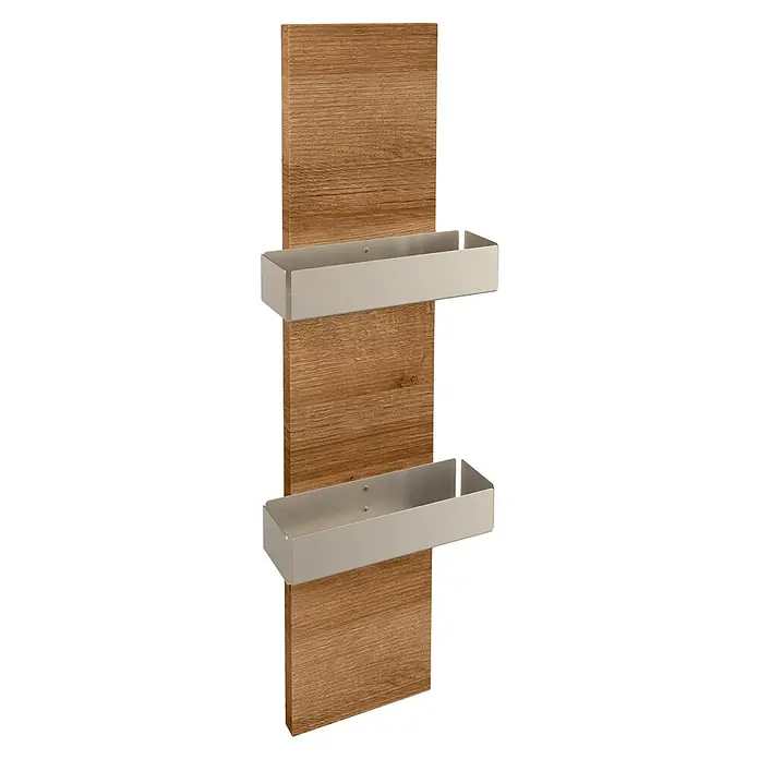 Camargue Marea Wandpaneel - Goldbronze, 18 x 10,2 x 80 cm - Diagonale Ansicht