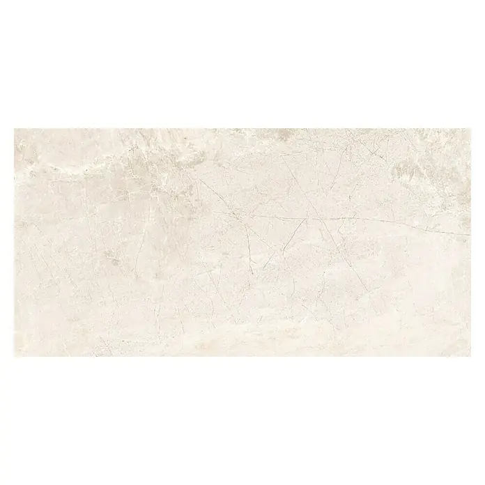 Pavimento porcelánico Tempo - 60 x 120 cm, Cotton, Rectificado, Efecto piedra - Vista frontal