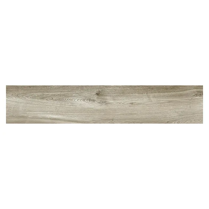 Pavimento porcelánico Baltimore - 23,3 x 120 cm, Taupe, Estilo madera - Vista frontal