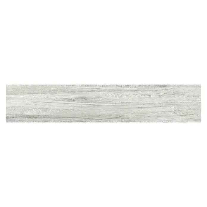 Pavimento porcelánico Baltimore - 23,3 x 120 cm, Gris, Estilo madera - Vista frontal