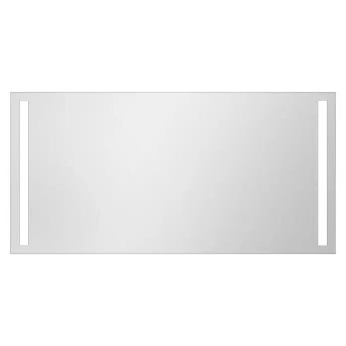 DSK LED-Lichtspiegel Silver Dream - 140 x 70 cm, Kippschalter - Vorderansicht