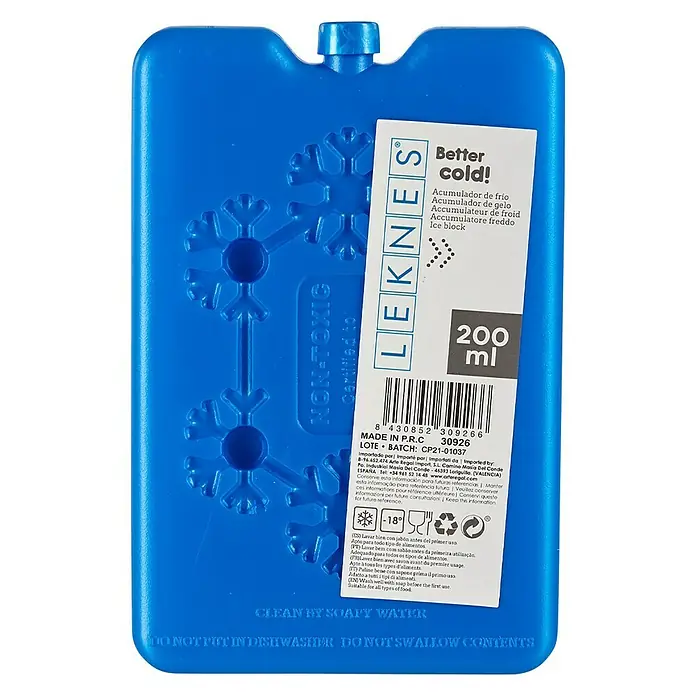 Acumulador de frío - 200 ml - Vista frontal