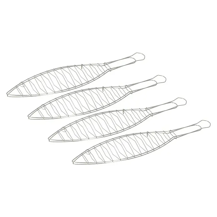 Grillstar Fischbräter - Länge: 41 cm, 4 Stk. - Diagonale Ansicht
