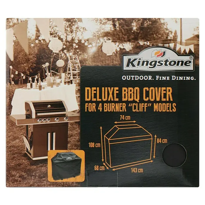 Kingstone Grill-Schutzhülle Cliff 450 - Passend für: Kingstone Gasgrill Cliff 450/450-I - Vorderansicht