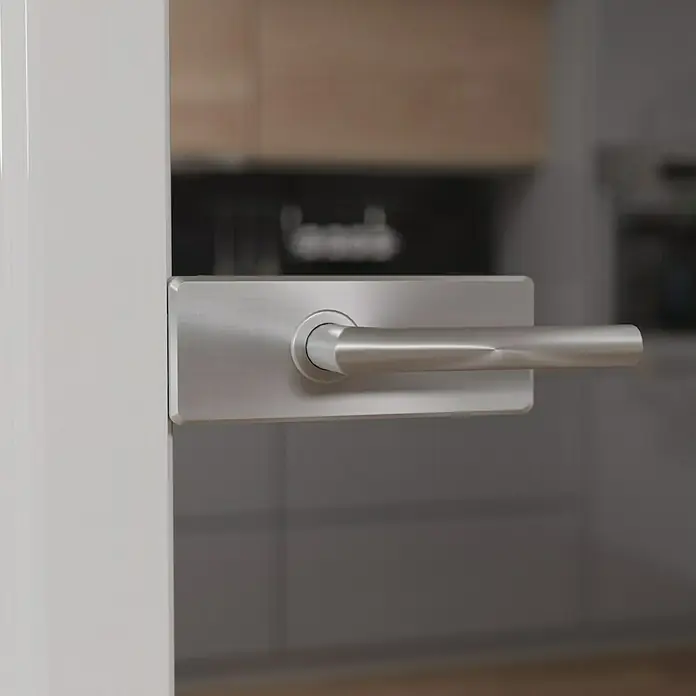 Diamond Doors Glasdrehtür Magic Grey Clear - 834 x 1.972 mm, Einscheibensicherheitsglas (ESG), DIN Anschlag: Links/Rechts, Grauglas - Stimmungsaufnahme
