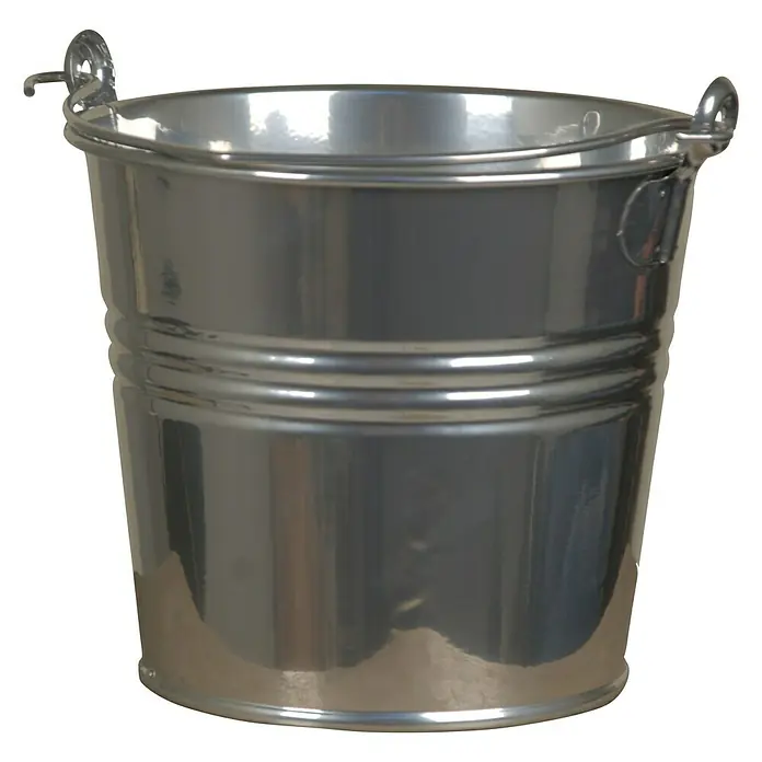 Zinkeimer - 7,2 l - Vorderansicht