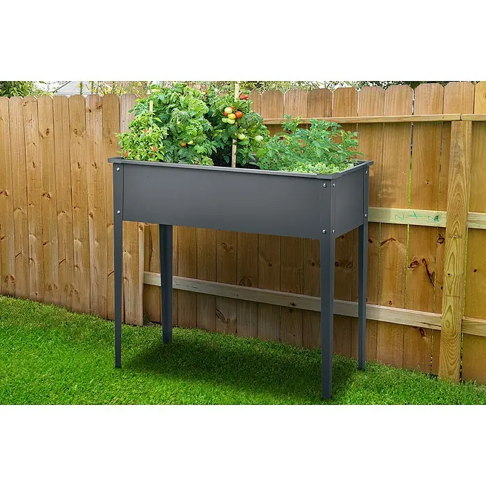 Gardol Hochbeet Stelzen - L x B x H: 100 x 30 x 80 cm, Stahl, Anthrazit - Stimmungsaufnahme