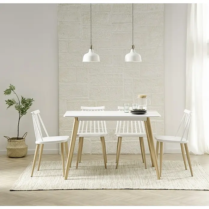 Silla Nova - L x An x Al: 45 x 42 x 78 cm, Blanco - Foto ambiente
