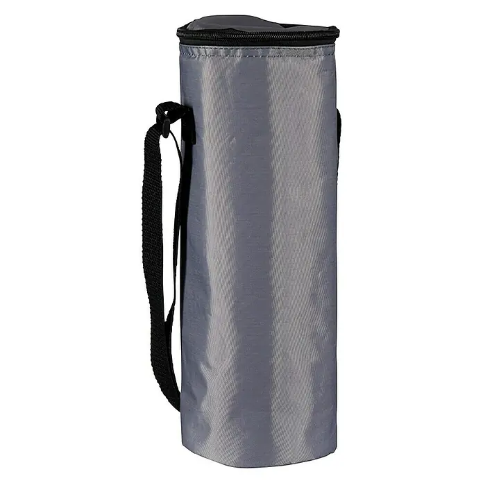 Nevera portátil - 2 l, Gris/Azul/Beige, Específico para: Botellas - Vista frontal