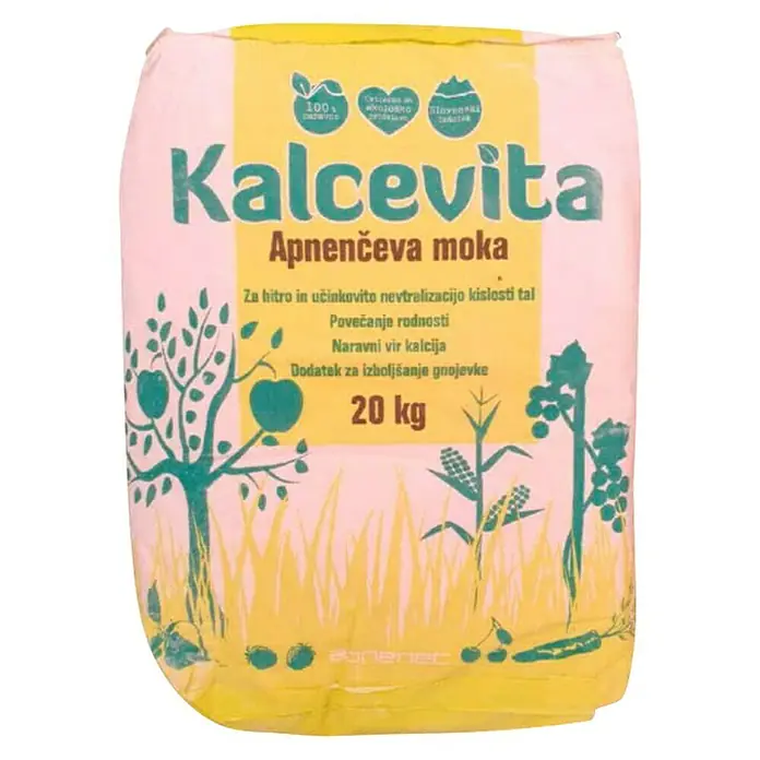 Vapno za vrt Kalcevita - 20 kg - Pogled sprijeda