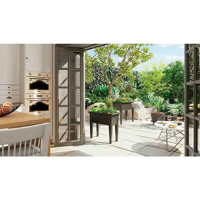 Visoka gredica Venezia - 80 x 39 x 69 cm, Plastika - Živopisni prikaz