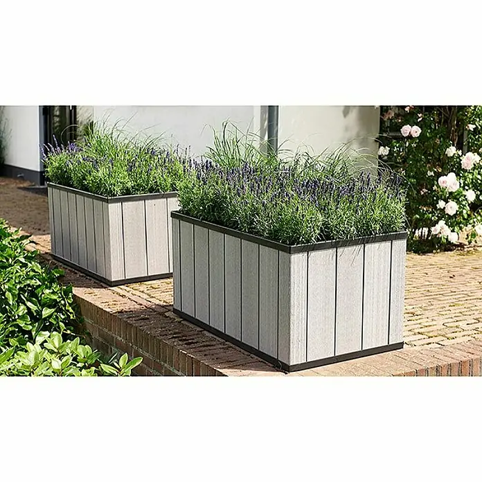 Keter Visoka gredica Sequoia L - 131 x 57 x 50 cm, Plastika - Živopisni prikaz