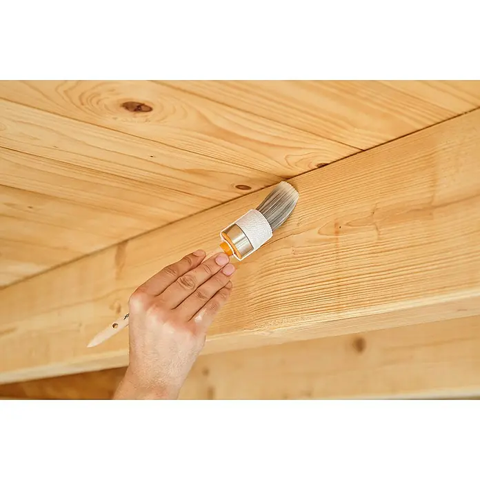 swingcolor Holzgel - Farblos, Seidenglänzend, 3 l, Wasserbasiert - Anwendungsbeispiel