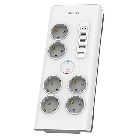 Philips  Base de enchufe múltiple Basis con USB