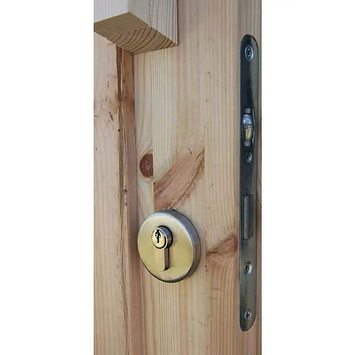 Wolff Finnhaus Fasssauna 250 - Holz, Durchmesser: 200 cm - Detailaufnahme