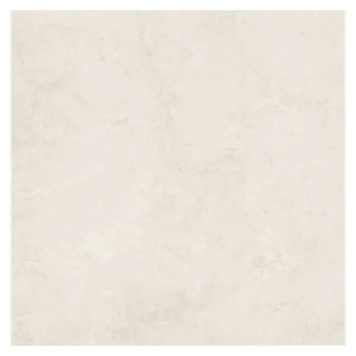 Pavimento porcelánico Lao - 60,8 x 60,8 cm, Blanco, Marmolado - Vista frontal