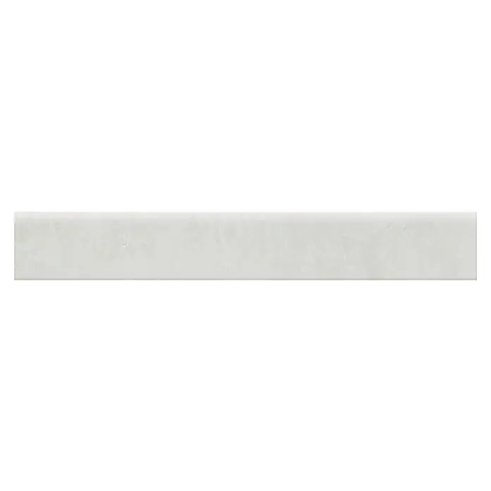 Zócalo cerámico Lao - 9 x 60,8 cm, Blanco - Vista frontal