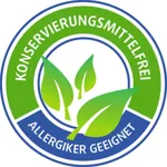 Konservierungsmittelfrei und Allergiker geeignet